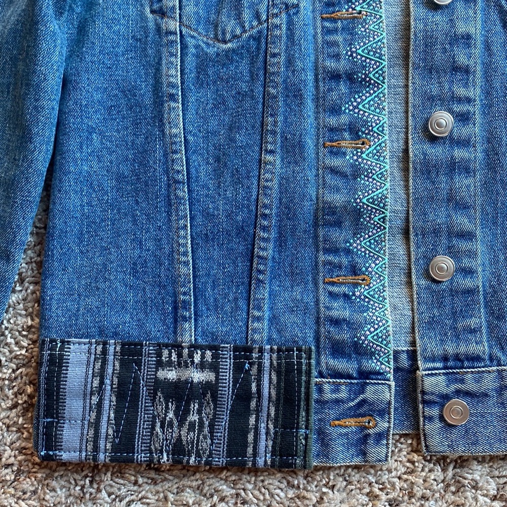 Patchwork Denim Jacket - image 2